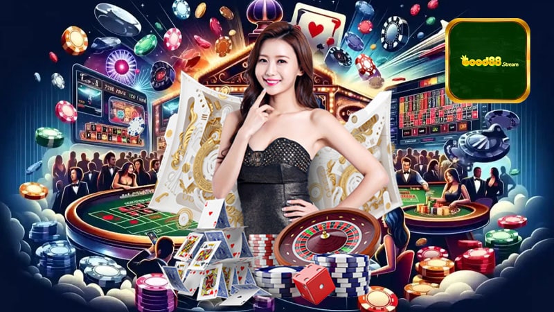 Khám phá đa dạng trò chơi hấp dẫn tại casino Good88